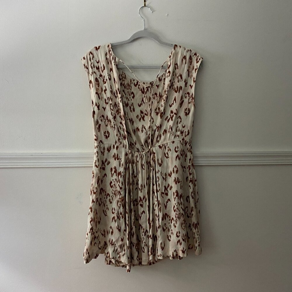 Free People Fake Love Open Back Leopard Print Mini Dress Size XS‎ - Picture 8 of 9